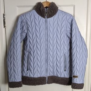 Patagonia VTG Y2K Women's M Lilac Synthetic Insulated Quilted Jacket EUC